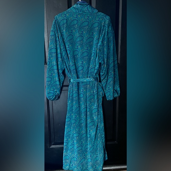 Vintage  Victoria Secret Paisley Robe Sz M - Picture 2 of 2